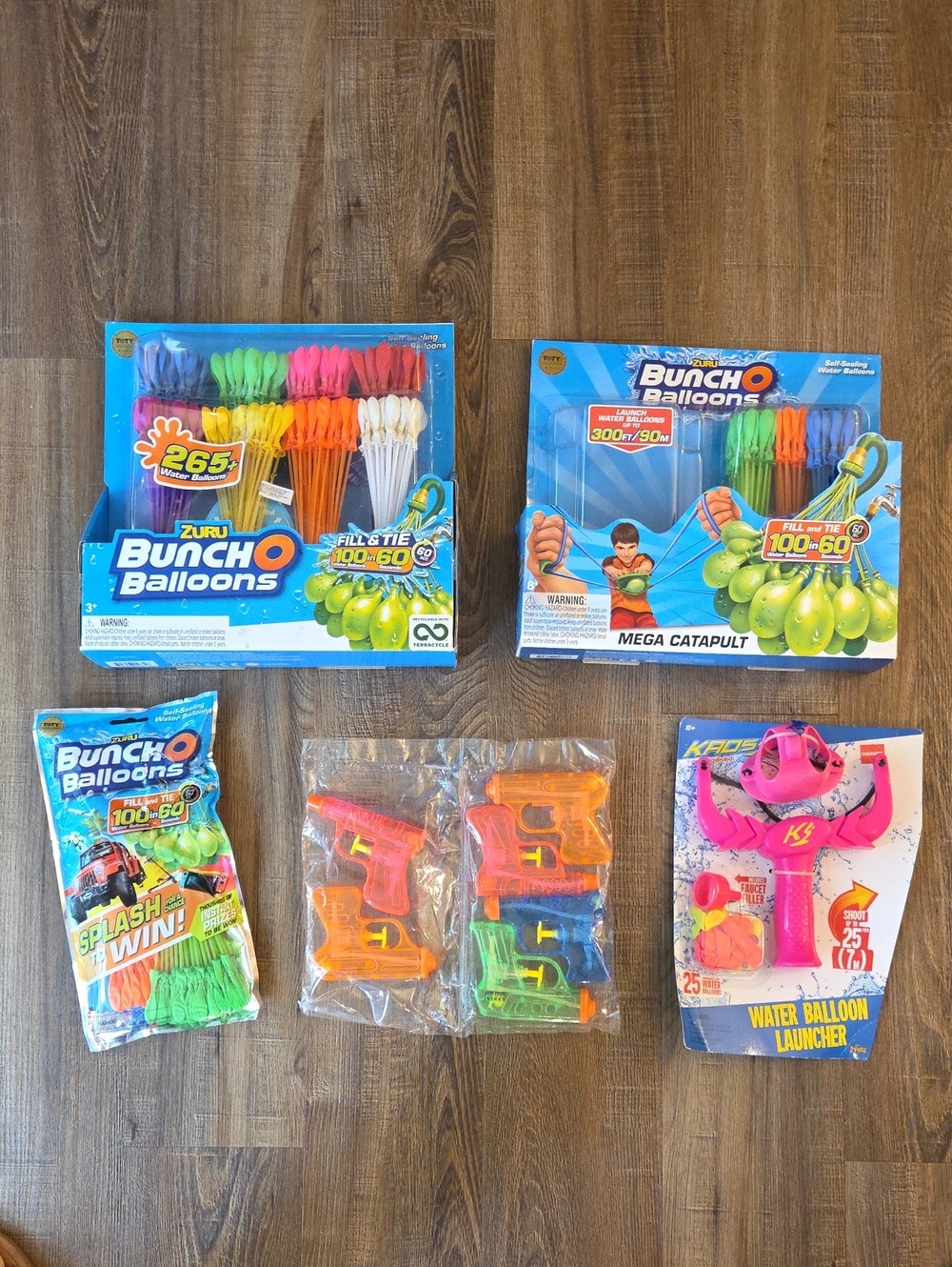 ZURU Bunch O Balloons Multi-Color Water Balloon Packs & Launchers